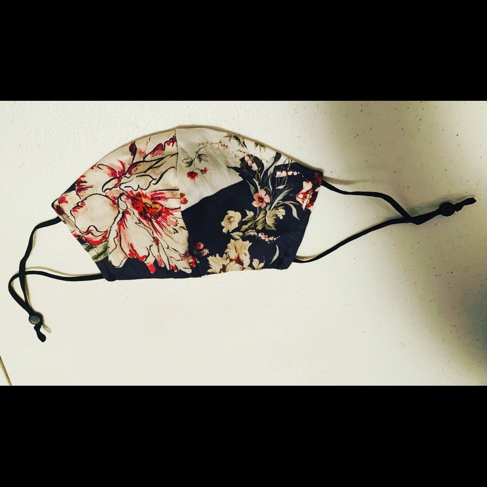 Abstract Floral Print Mask! All are brand new!